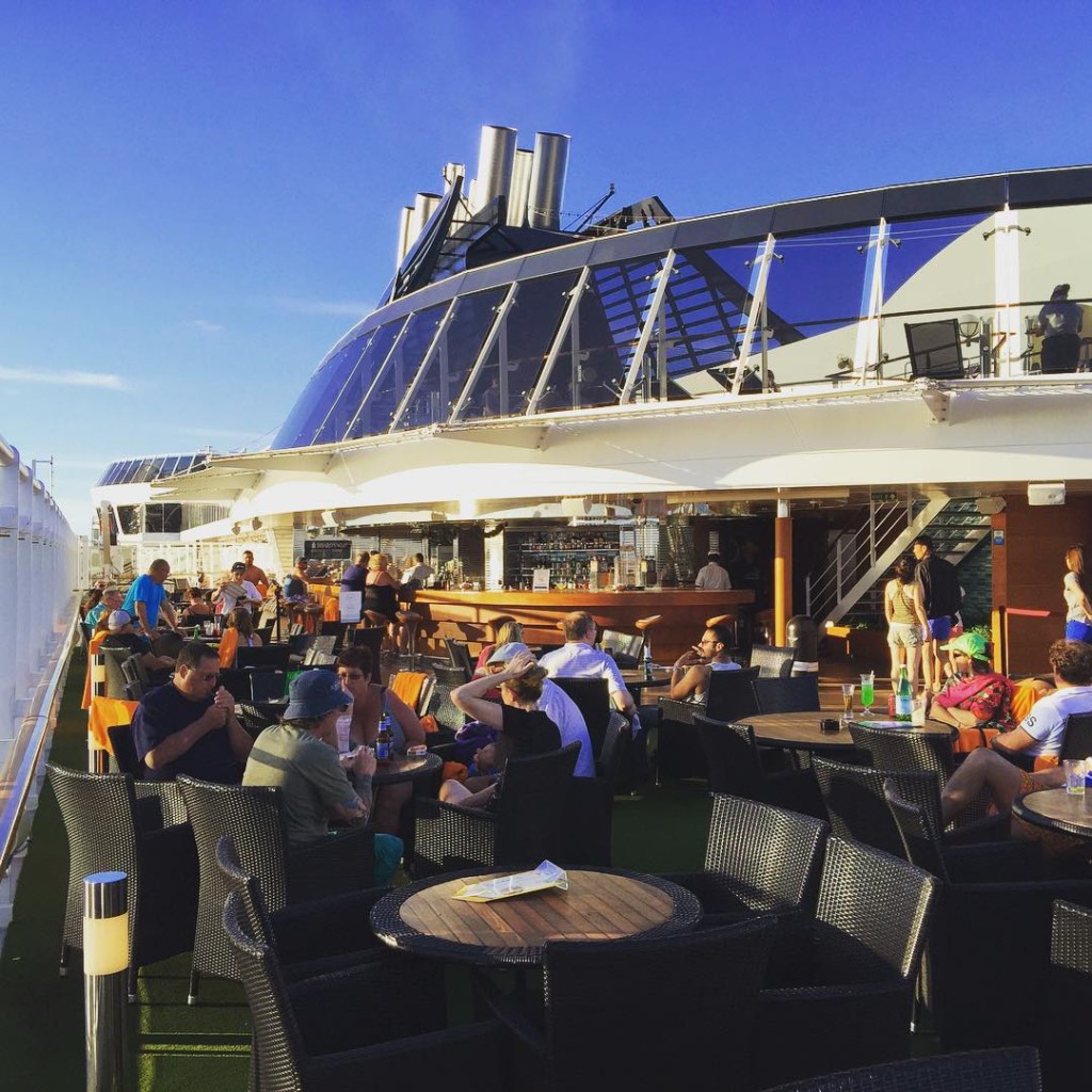 Disaronno Contemporary Terrace Garden Bar on MSC Divina