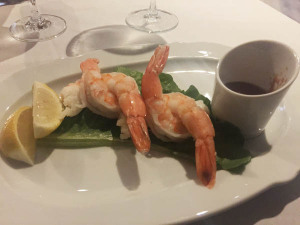 Shrimp Cocktail from The Grande on Quantum of the Seas