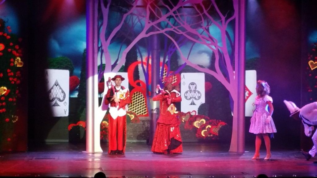 Scenes from the show "Ever After" onboard Holland America Line's ms Eurodam