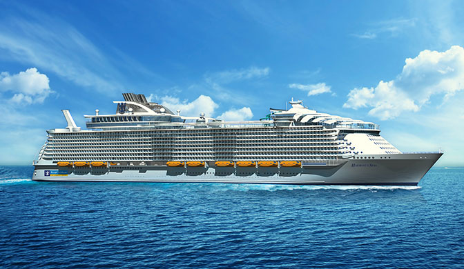 Royal Caribbean's third Oasis-class ship, Harmony of the Seas