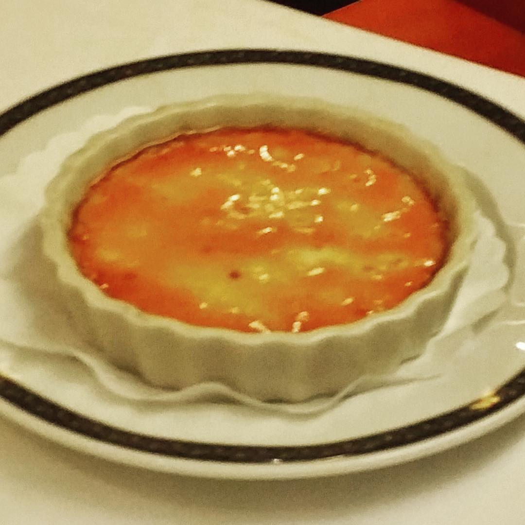 Creme Brulee from the main dining room on Holland America Eurodam