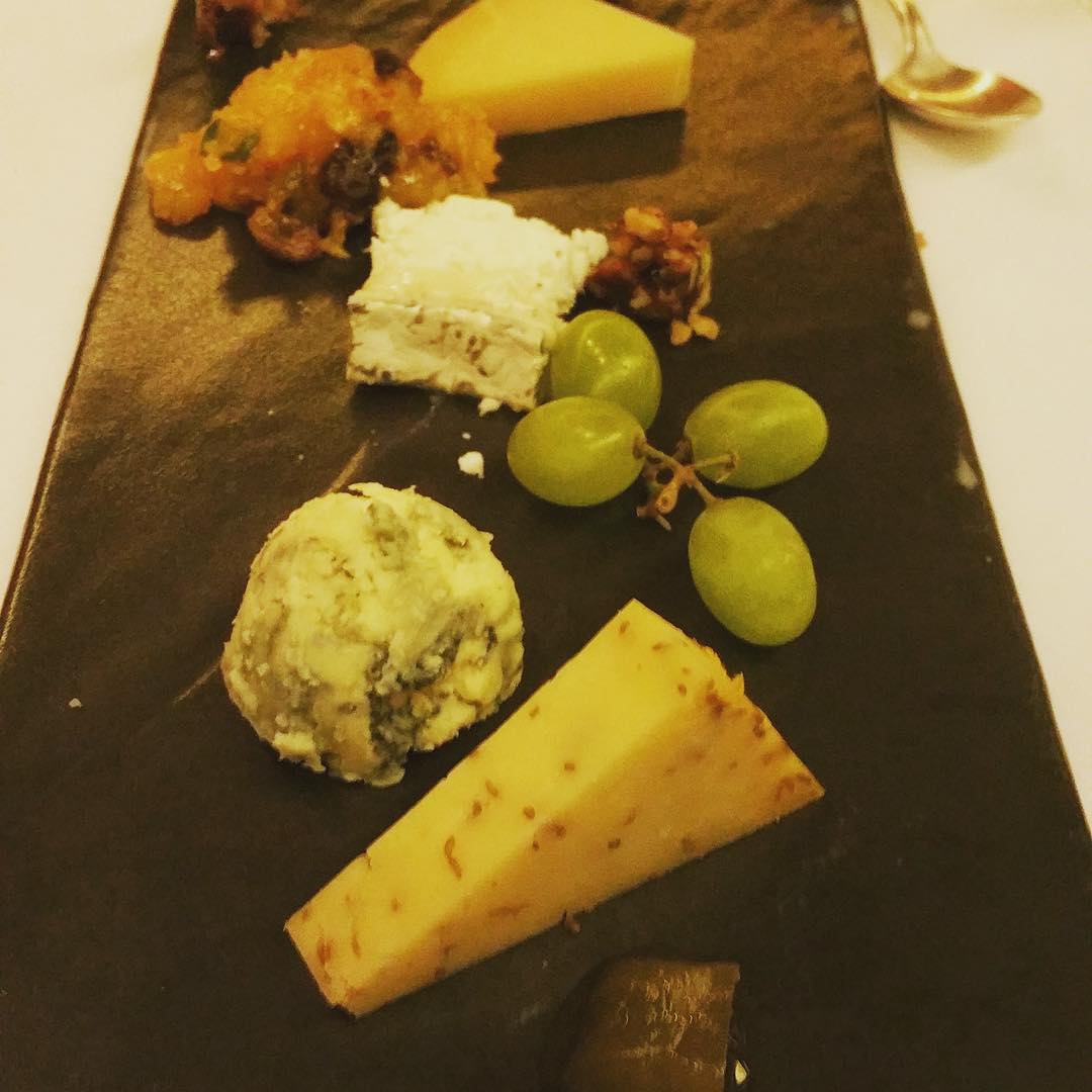 Fruit and Cheese Plate from the main dining room on Holland America Eurodam