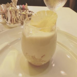 Pineapple dessert from Le Cirque on Holland America Line