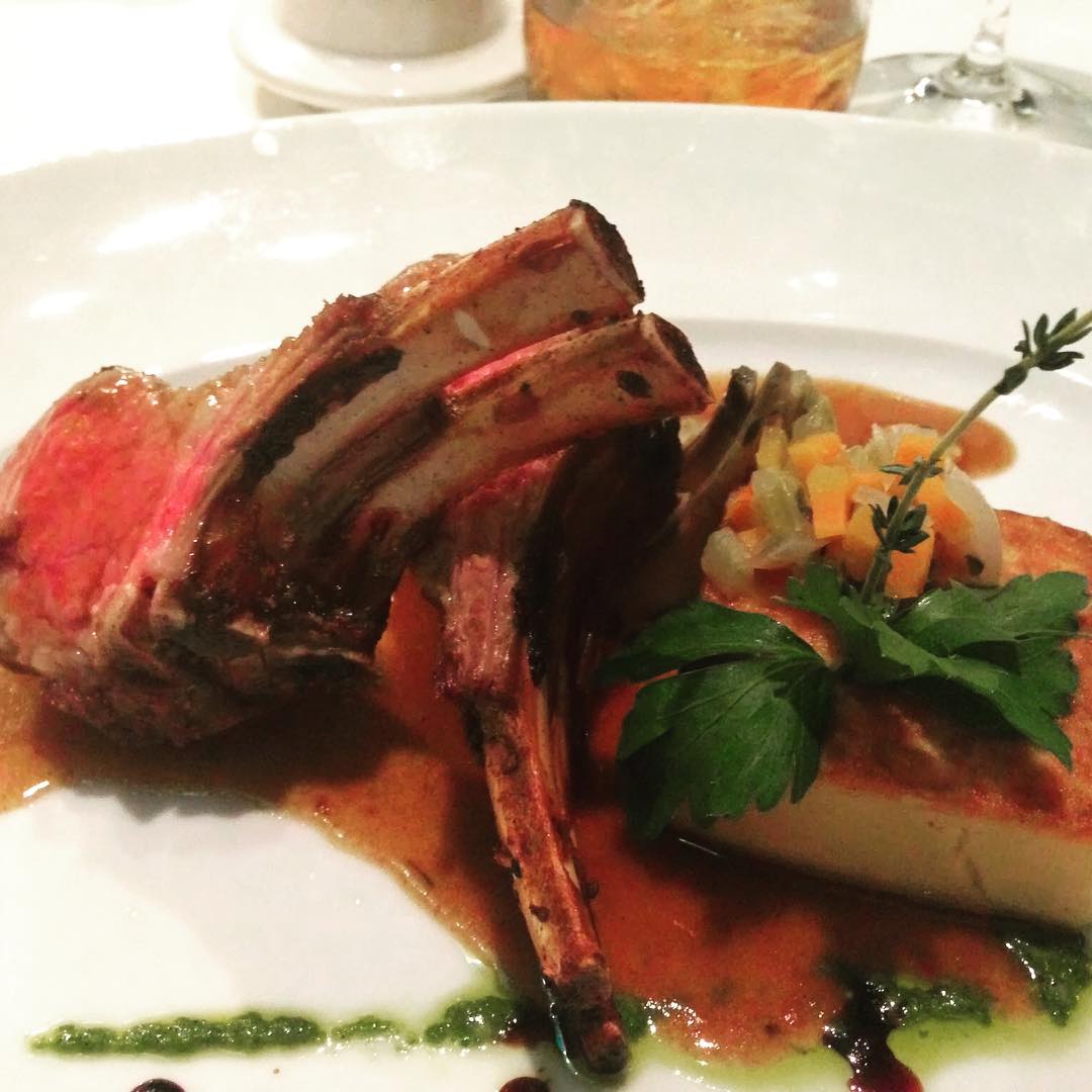 Lamb Chops served during an Evening at Le Cirque on Holland America Line