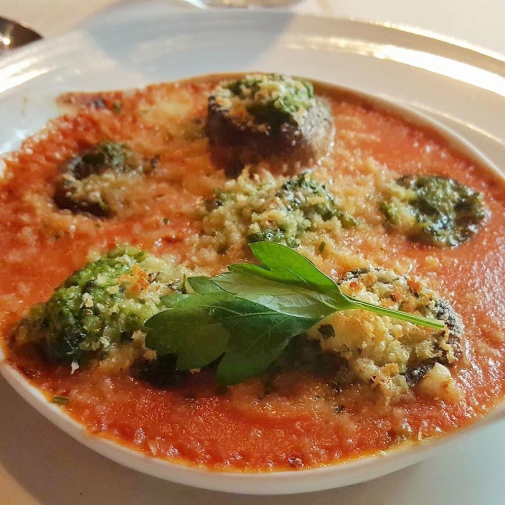 Stuffed Mushrooms from the main dining room on the Carnival Paradise