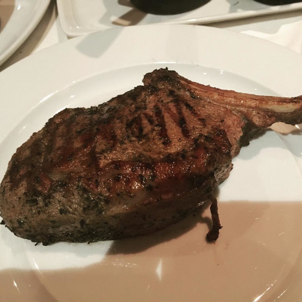 Veal Chop from Chips Grill on Independence of the Seas