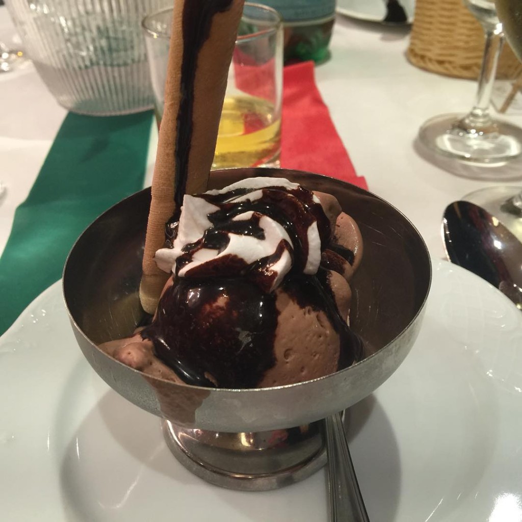 Nutella Sundae from Italian Night on MSC Divina