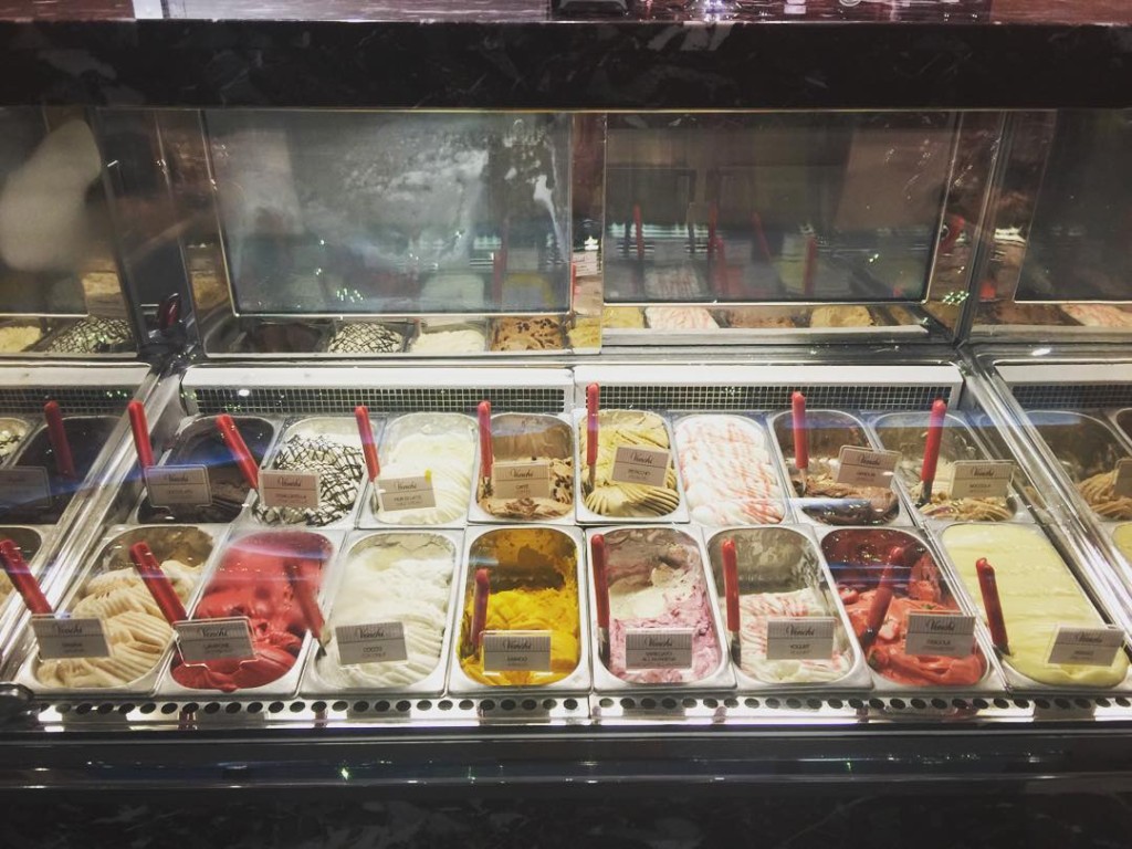 Homemade gelato on MSC Divina