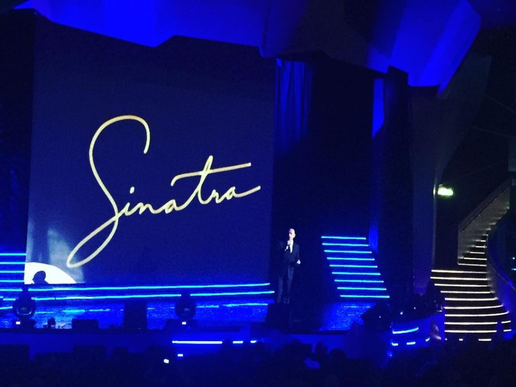 The Frank Sinatra tribute show on MSC Divina