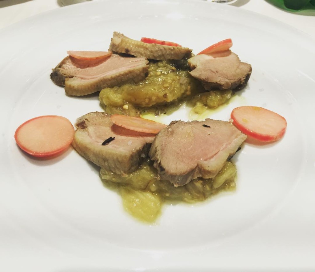 Roast Duck Breast appetizer from Ristorante Italiano on MSC Divina