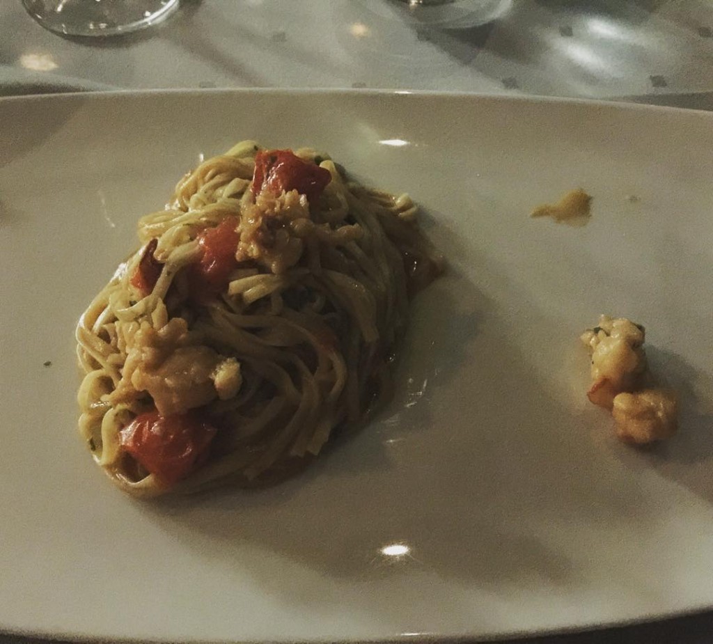 Tagliolini with Lobster from Galaxy Restaurant on MSC Divina