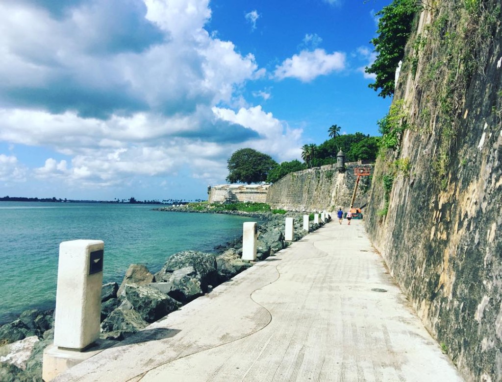 A walk around El Morro in San Juan, PR