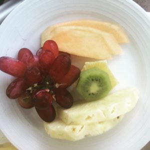 Room service breakfast on Independence of the Seas