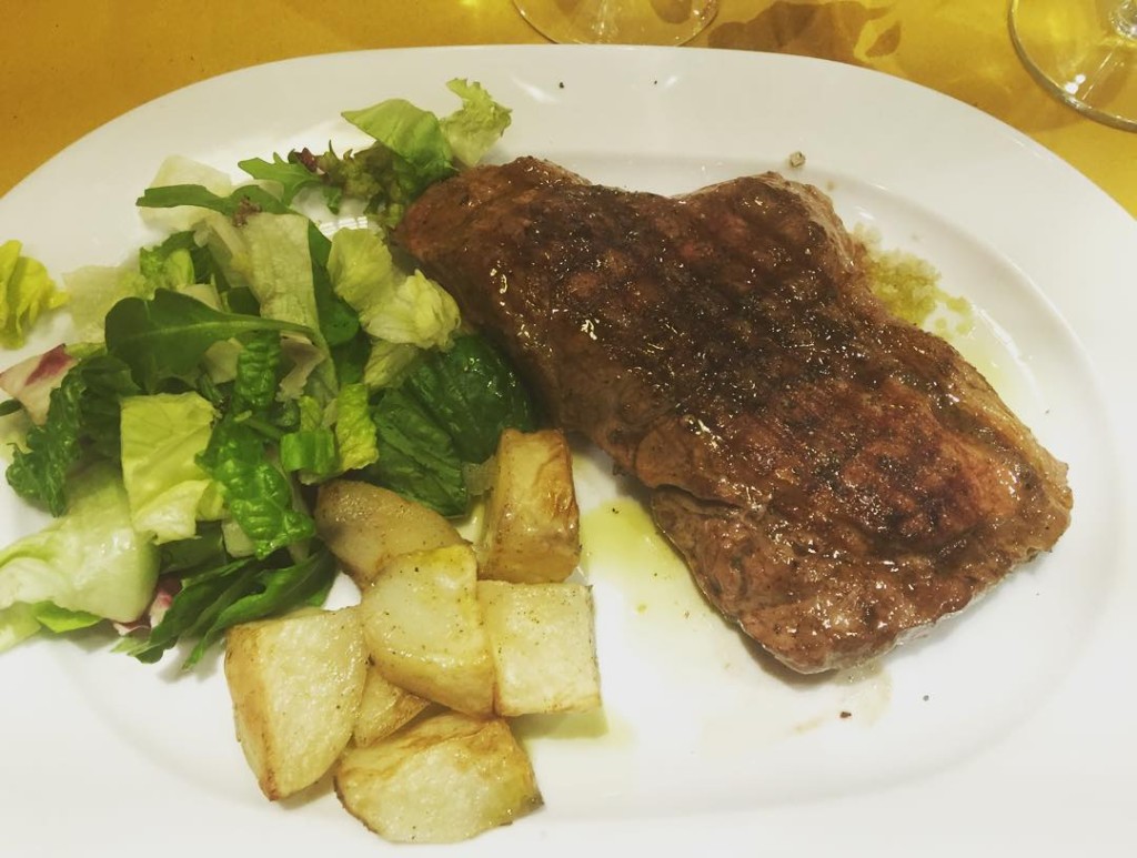 New York Strip Steak from Eataly Steakhouse on MSC Divina