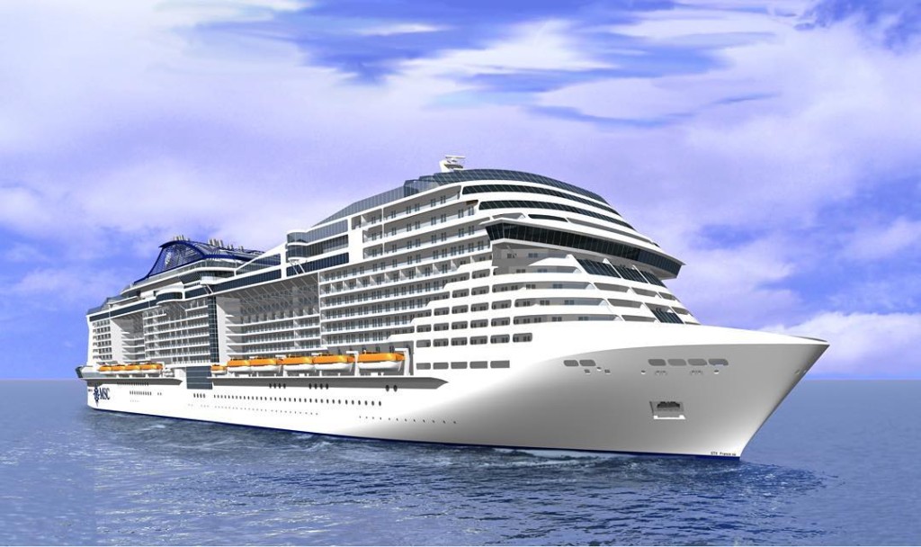 What holds 6,300 passengers, will feature the first fine art museum at sea and will arrive in 2019 and 2020? Two new Meraviglia-Plus class cruise ships from MSC.