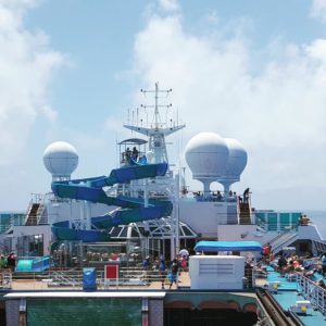 Waterslides on Carnival Splendor