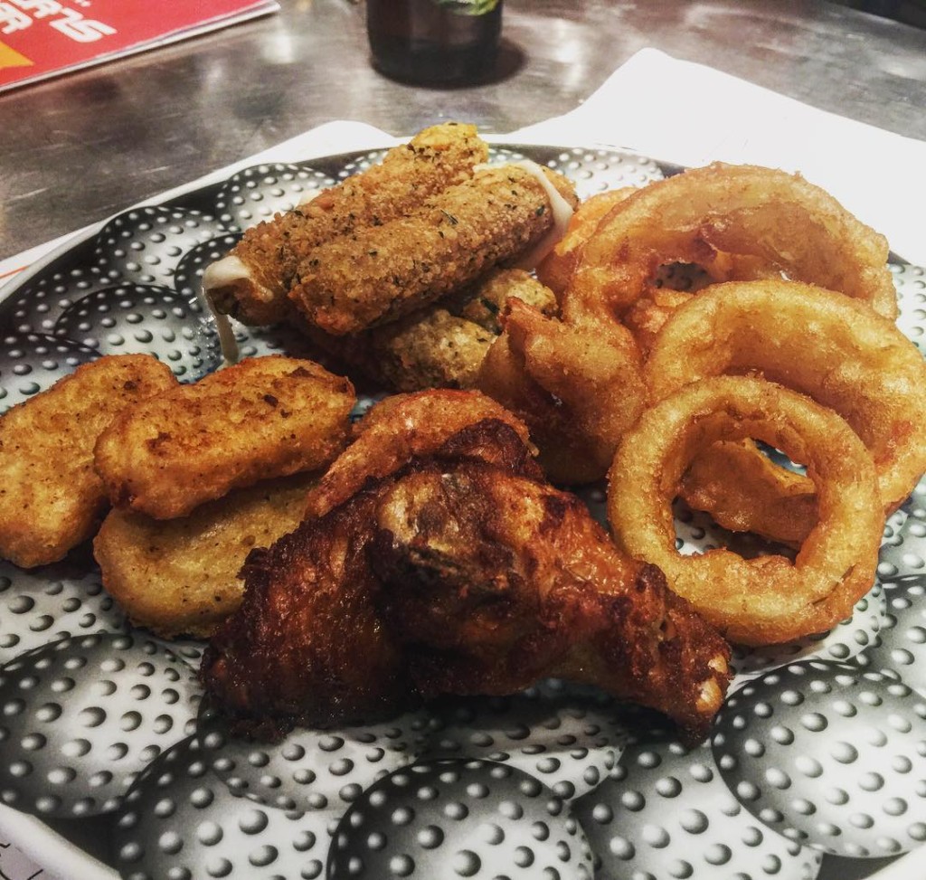 Appetizer sampler from the Sports Bar on MSC Divina