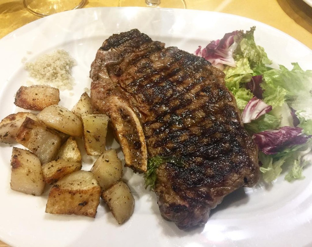 New York Strip Steak from Eataly Steakhouse on MSC Divina