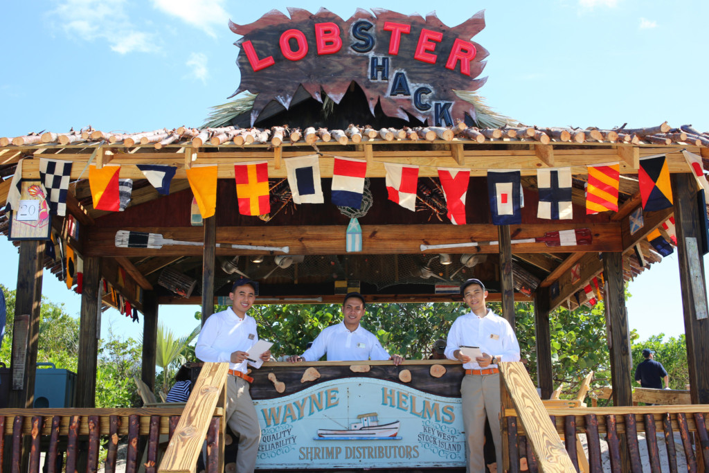 Lobster Shack on Half Moon Cay.  Photo credit: Holland America Line