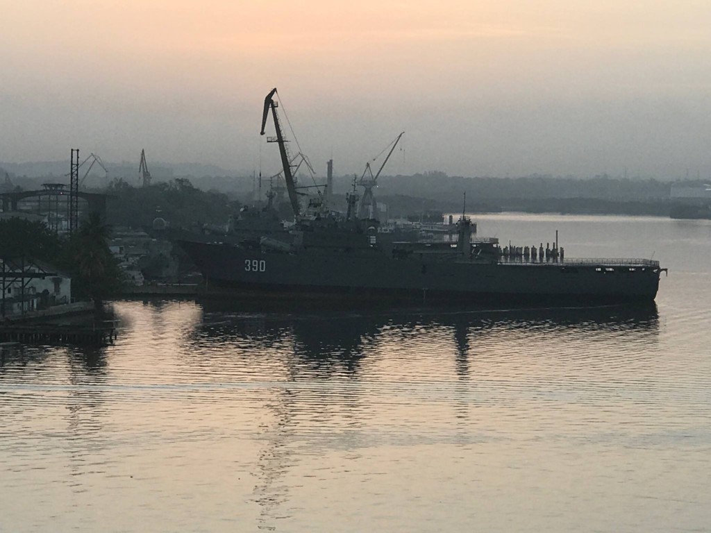 Views of Terminal Sierra Maestra, Port of Havana, Cuba.