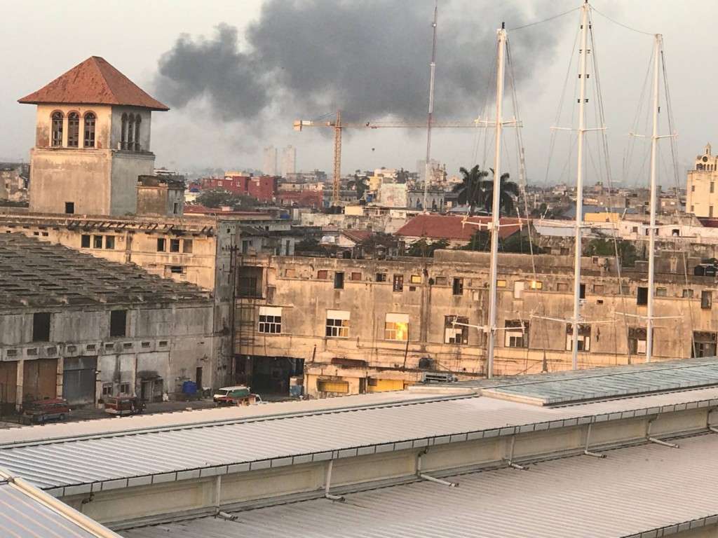 Views of Terminal Sierra Maestra, Port of Havana, Cuba.