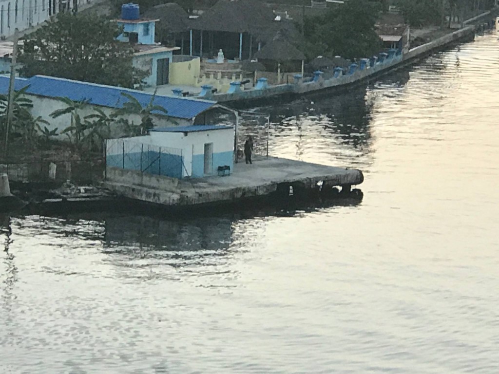 Views of Terminal Sierra Maestra, Port of Havana, Cuba.