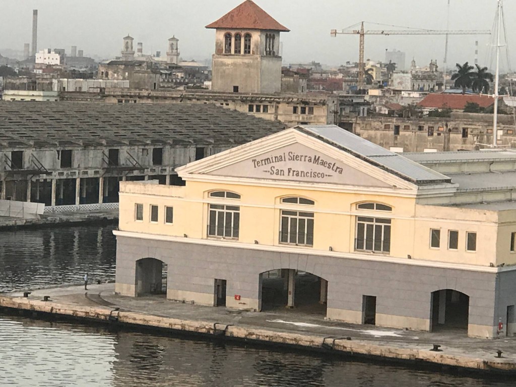 Views of Terminal Sierra Maestra, Port of Havana, Cuba.