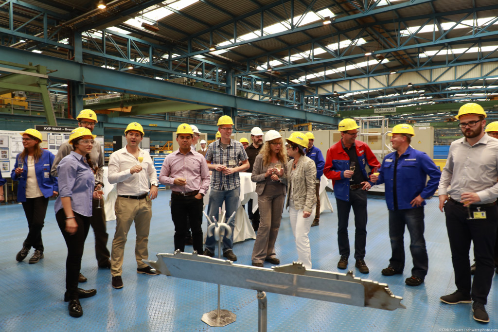 Spectrum of the Seas steel-cutting ceremony - August 15, 2017. Photo credit: Royal Caribbean