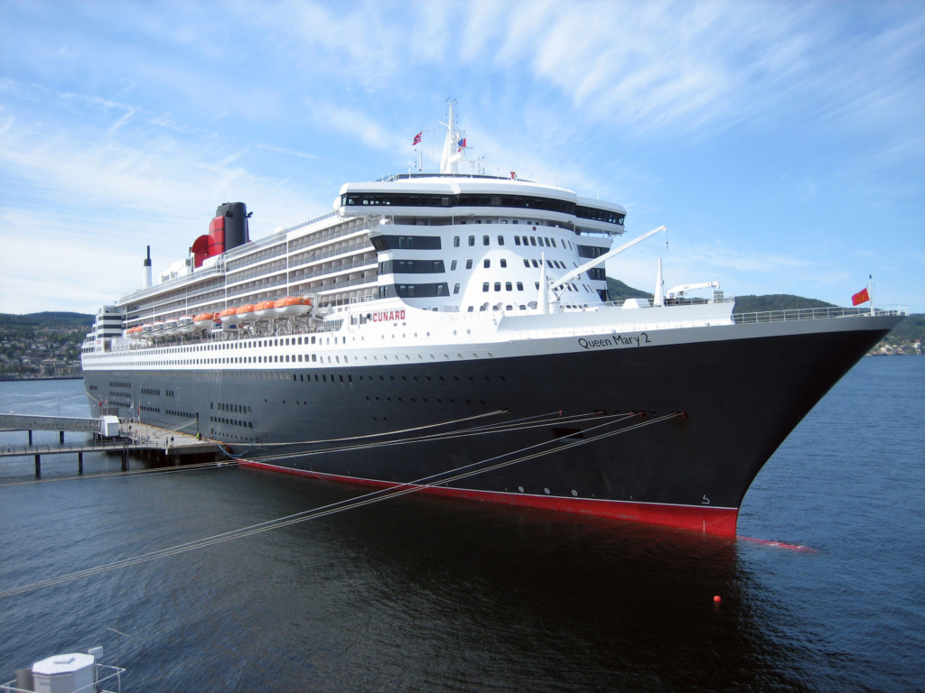 Queen Mary 2 at Trondheim. Photo credit: wikimedia commons user beagle84