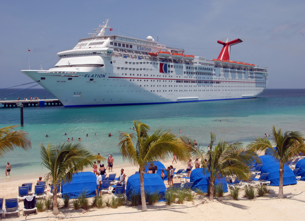 Carnival Elation in Grand Turk. Photo Credit: Carnival Cruise Line