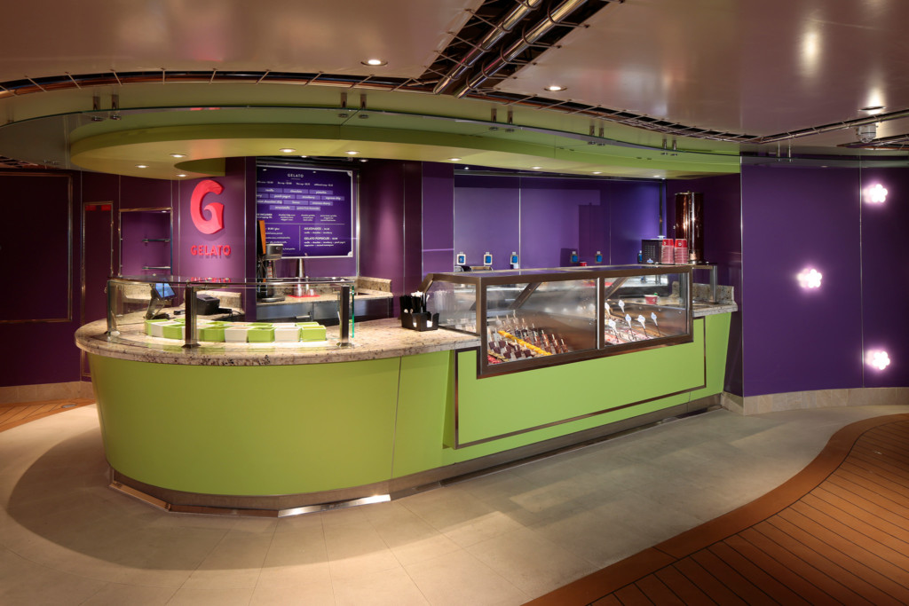 Gelato on Holland America Line's ms Nieuw Statendam scheduled for delivery in December 2019