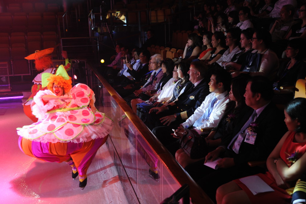 Broadway-style ice shows are part of the entertainment offered on a Royal Caribbean Cruise. Photo credit: Royal Caribbean