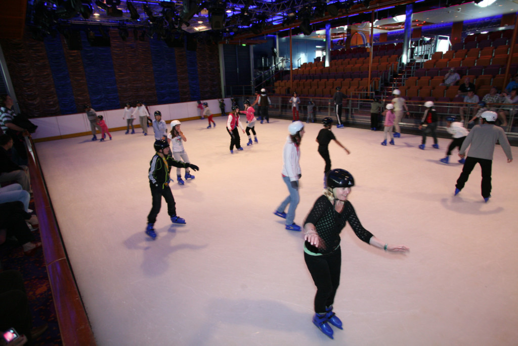 The Sudio B Ice Skating Rink on Royal Caribbean's Liberty of the Seas. Photo credit: Royal Caribbean