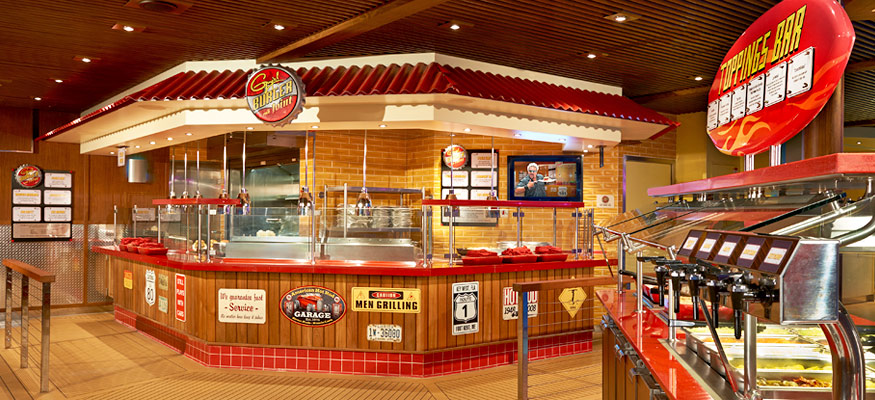 Guy's Burger Joint on Carnival Horizon. Photo credit: Carnival Cruise Line