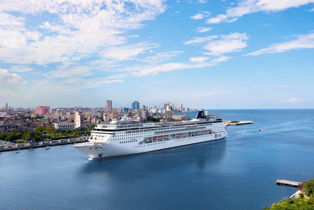 MSC Armonia in Havana, Cuba. Photo credit: MSC Cruises