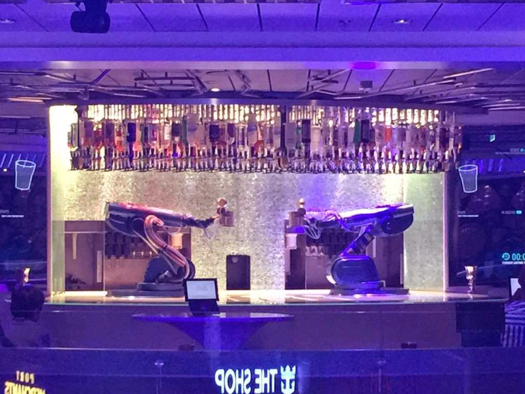 The Bionic Bar from Makr Shakr on Royal Caribbean's Quantum of the Seas