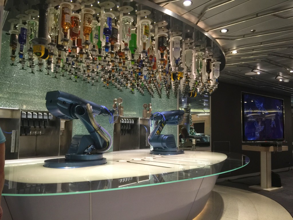 The Bionic Bar from Makr Shakr on Royal Caribbean's Quantum of the Seas