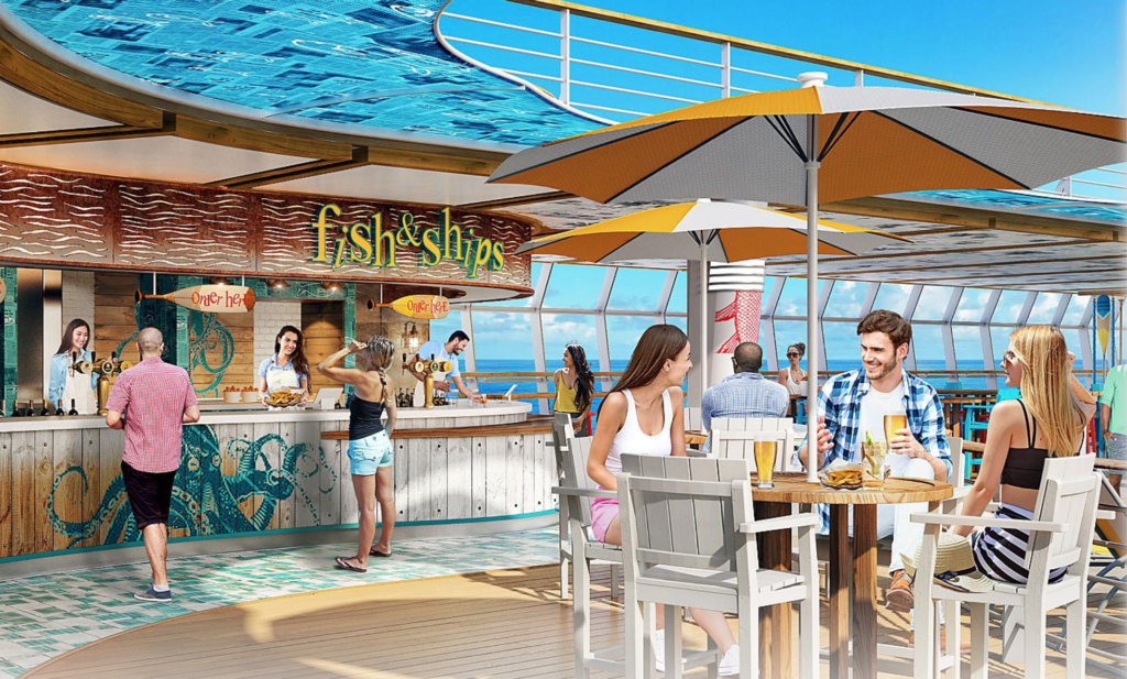 Fish and Ships on Royal Caribbean's Independence of the Seas. Photo credit: RCCL