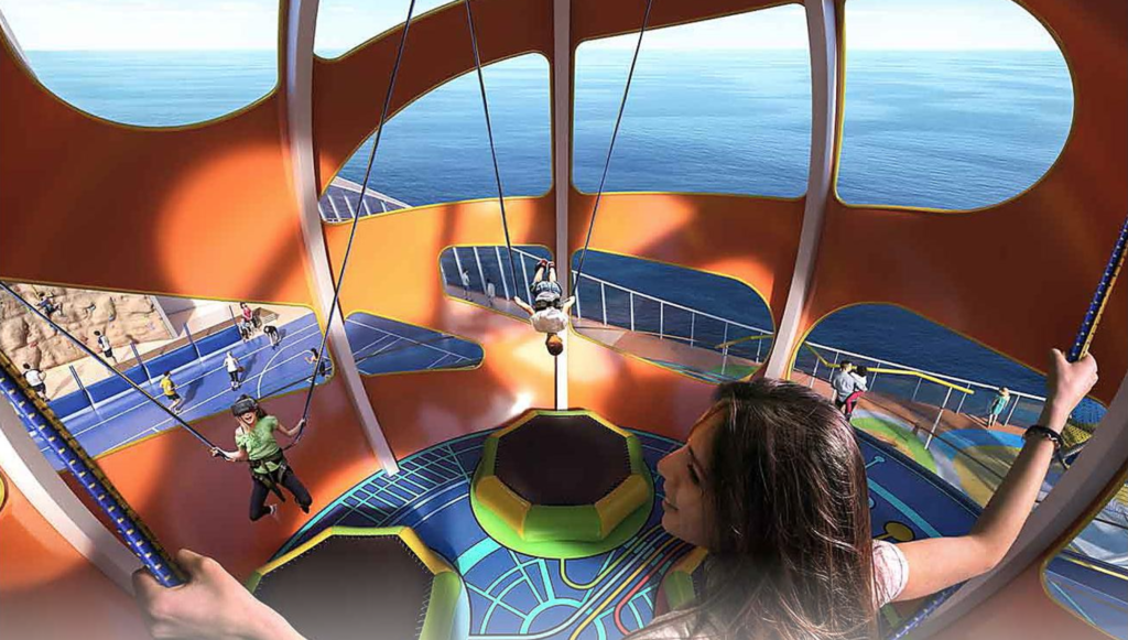 Inside the Sky Pad on Royal Caribbean's Independence of the Seas. Photo credit: RCCL