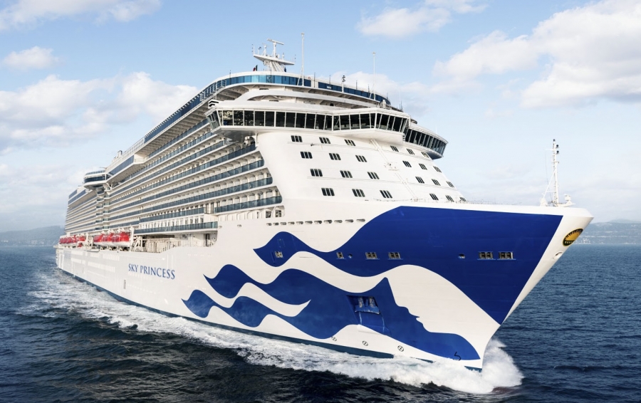 Princess Cruises New Sky Princess Cruise Ship.  Photo credit: Princess Cruise Line