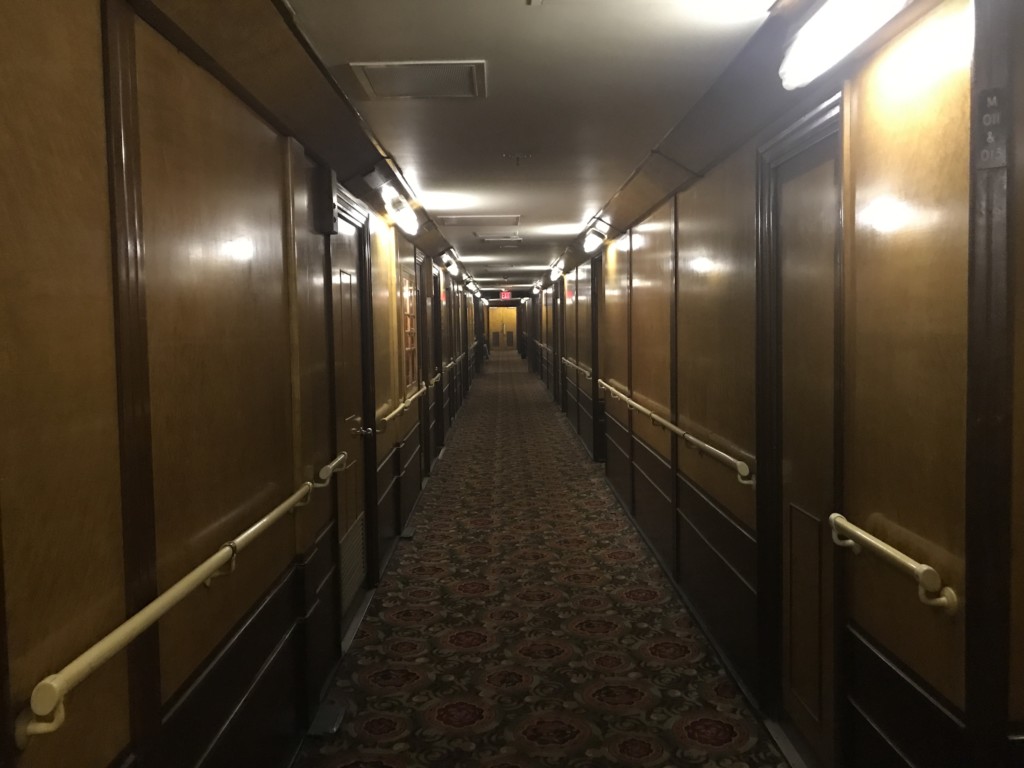 M Deck corridor on the Queen Mary