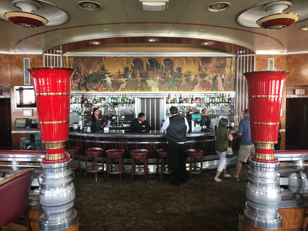 The Observation Bar on the Queen Mary