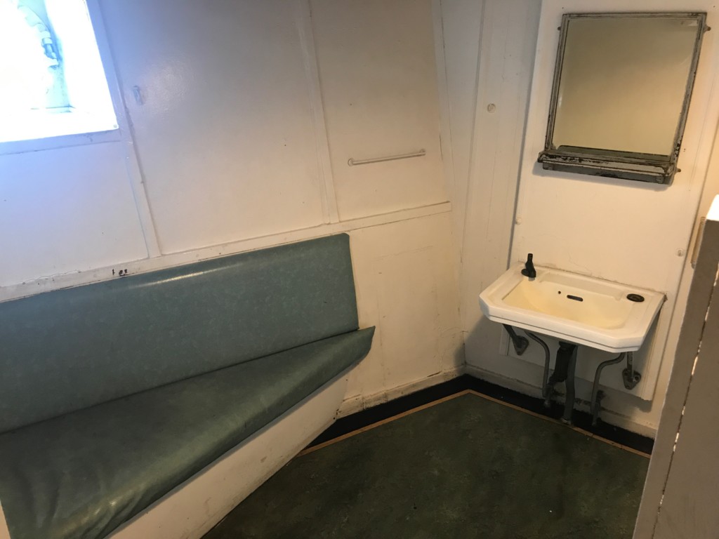 The female nurses' cabin in the isolation ward on the Queen Mary