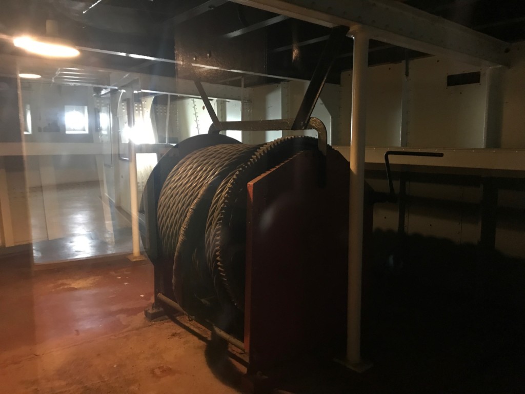 Rope storage on the Queen Mary