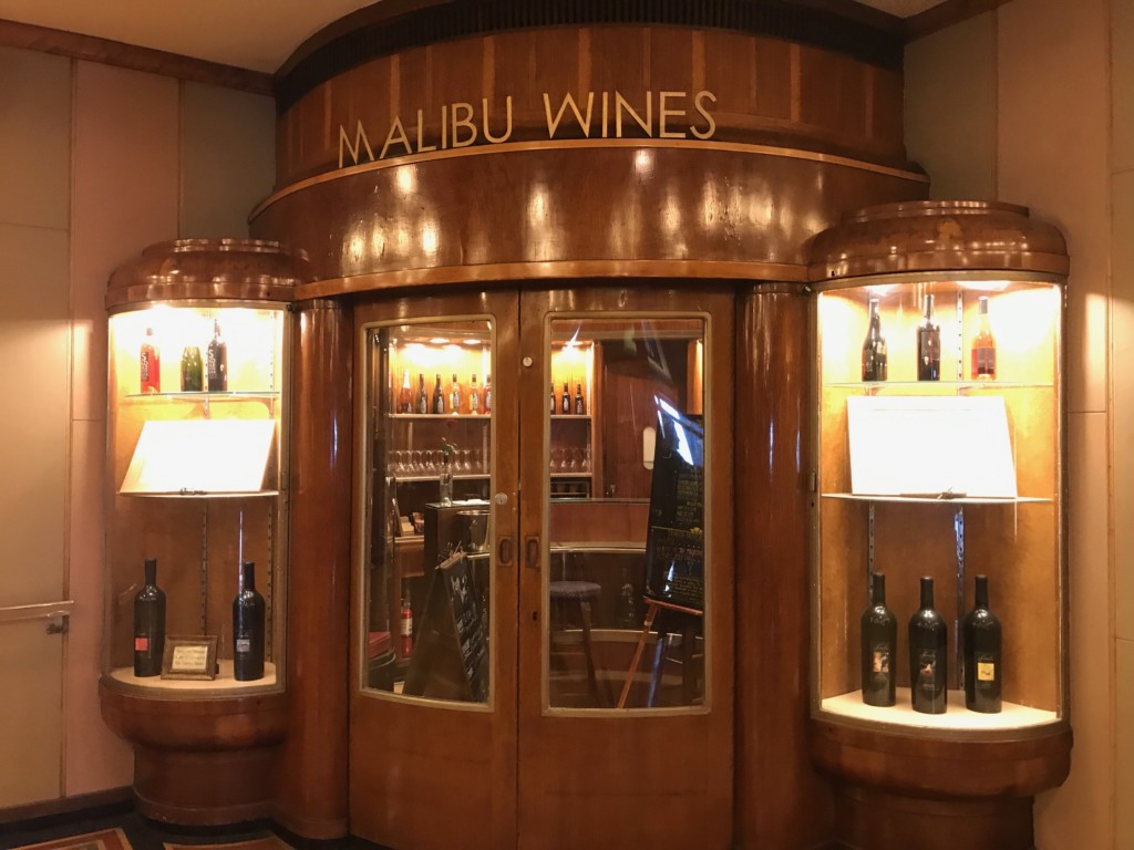 Malibu Wines wine bar on the Queen Mary