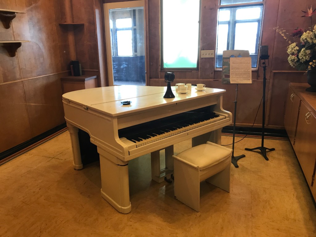 An original Grand Piano from the Queen Mary