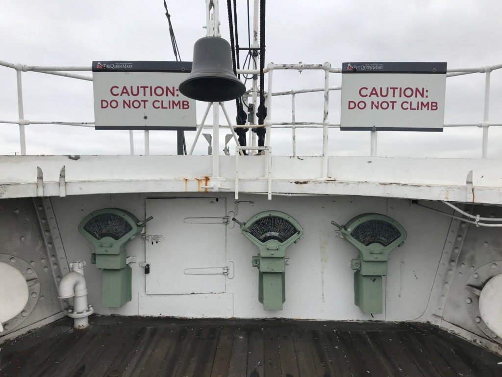 Mechanics on the Bow of the Queen Mary