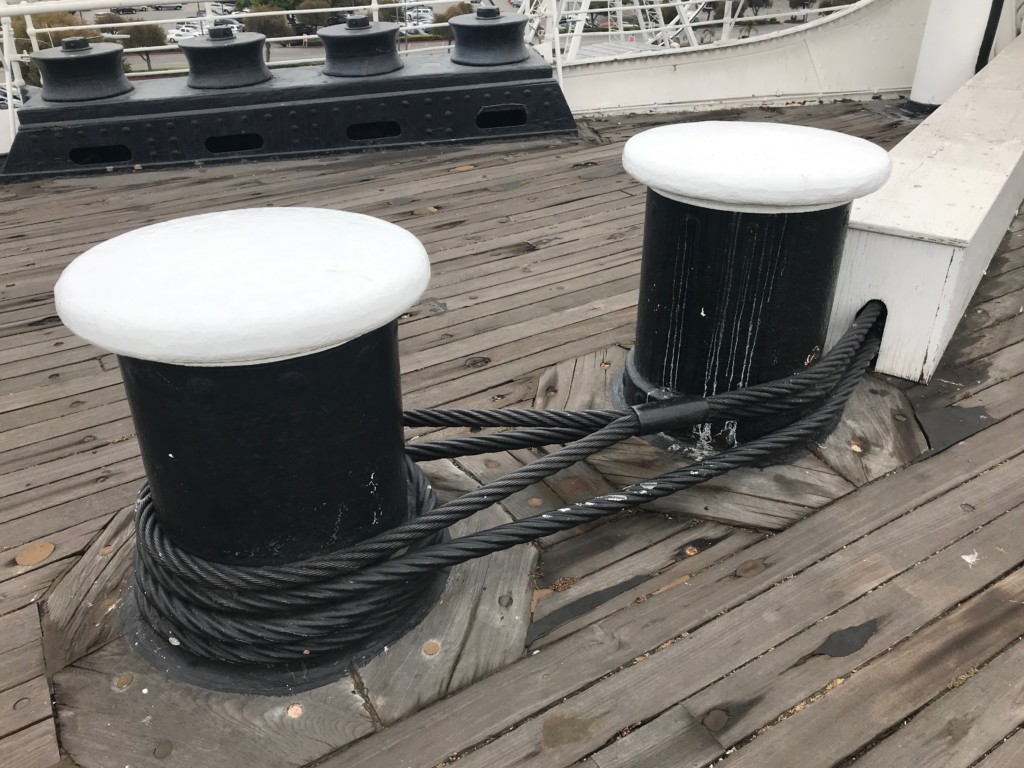 Mechanics on the Bow of the Queen Mary