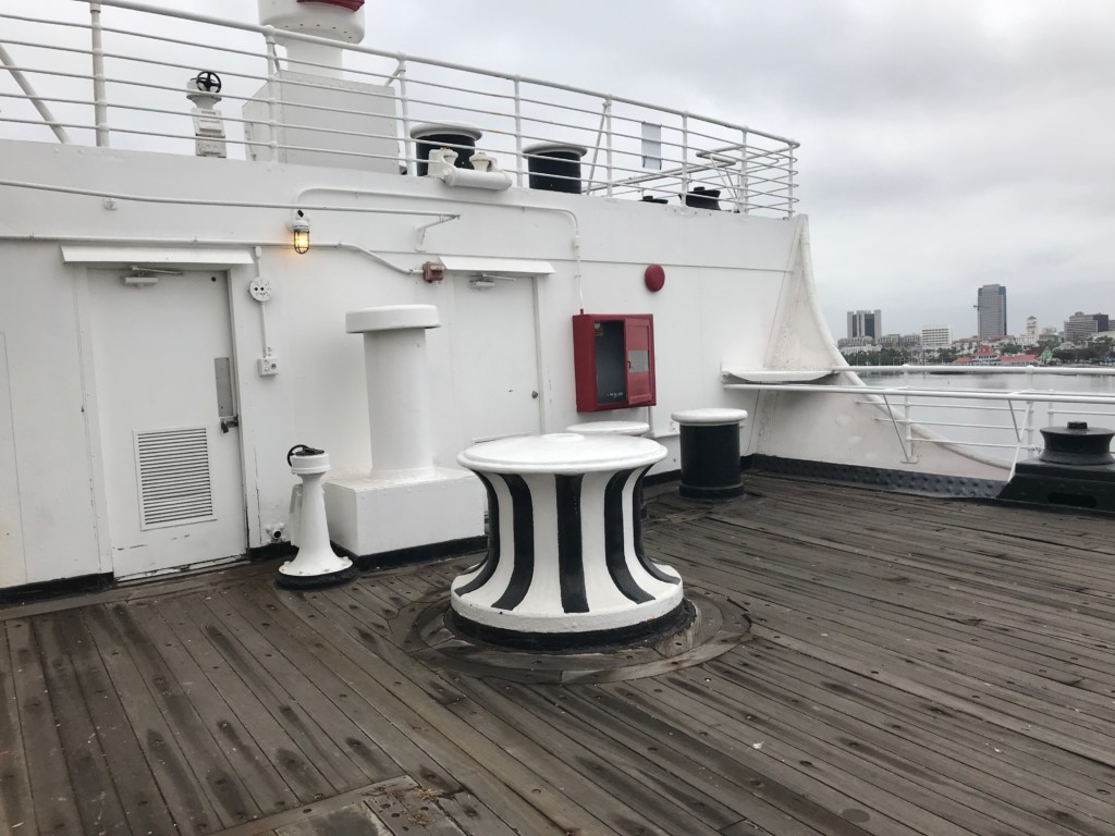 Bow of the Queen Mary