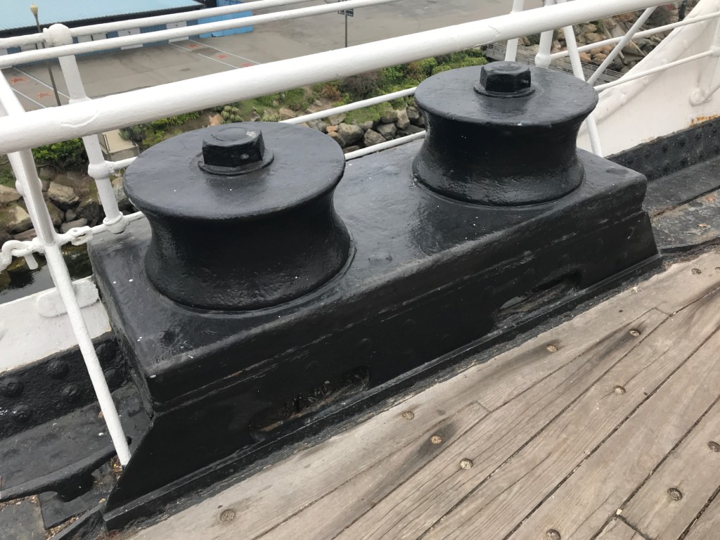 Mechanics on the Bow of the Queen Mary